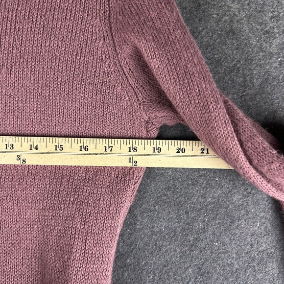 Soft Surroundings Sweater Womens Small Purple Pink Cardigan Button Up‎ Alpaca - Picture 13 of 14